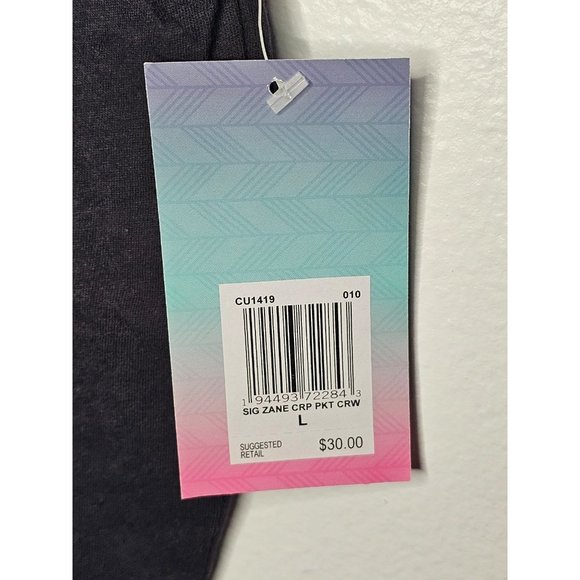 Hurley x Sig Zane Cropped Top Floral Crew T-Shirt Sz Womens L Large Aloha Hawaii - Picture 2 of 8